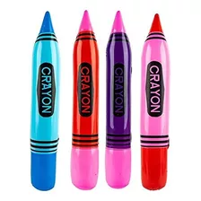 12 hinchable Crayons ~ 24 inch ~ New ~ Photo Props, Sala Dec