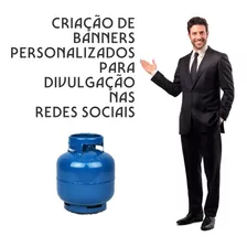 Banner Personalizado Para Entregador De Gás Depósito De Gás