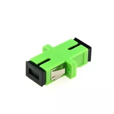 Acoplador Adaptador De Fibra Optica Monomodo Sc/apc 10 Unid