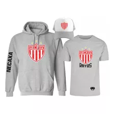 Kit De Sudadera + Playera + Gorra Modelo Club Necaxa Liga Mx