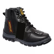 Bota Coturno Cat Motociclista C/ Ziper Masculina Caterpillar