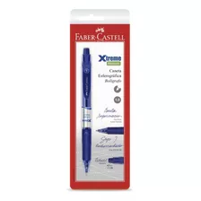 Caneta Esferográfica Faber-castell Xtreme Retrátil 1.0mm Cor Da Tinta Azul