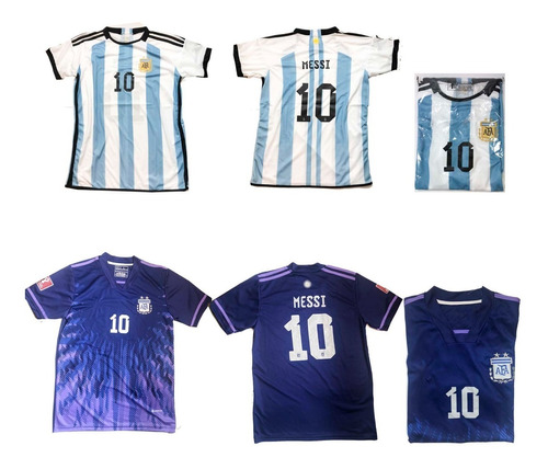 Camiseta Argentina Adulto Titular/suplente X 1