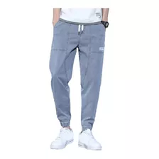 Pantalones De Mezclilla Aajustados Para Hombre Miveni