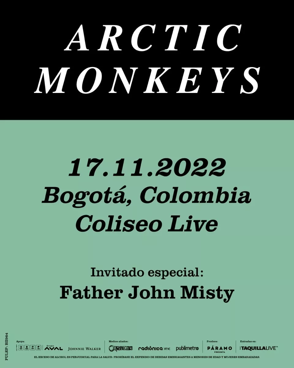 1 Boleta Arctic Monkeys En Platea 1