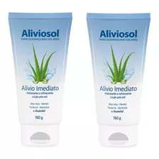 Kit C/2 Aliviosol Loção Pós-sol Alivio Imediato Aloe Vera