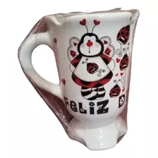 Taza Chocolatera De Cerámica - Feliz Día 