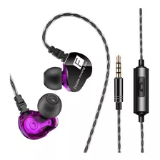 Audífonos In-ear Gamer Qkz Ck9 Purple