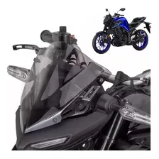 Bolha Esportiva Black Para Brisa Yamaha Mt03 2022 2023 2024