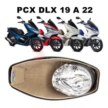 Forração Honda Pcx Dlx 2020 Acessório Baú Forro Bege