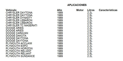 Bomba De Agua Chrysler Tc Maserati 1989 2.2l Foto 2