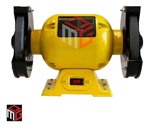 Amoladora Banco Shimura 3/4 Hp 550w 6 PuLG Sh-a5506 Dgm Amarillo
