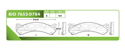 Balata Disco Delantera Gmc Sierra 3500 2001-2006 8.1 Foto 2