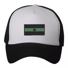 Gorra Bordada Bandera Argentina Mimetica Verde