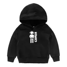 Moletom Infantil Blusa De Frio Gamer Bit Menino Quente Macio