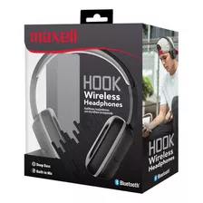 Auriculares Maxell Hook Mide Size Shadow Bt, Negro