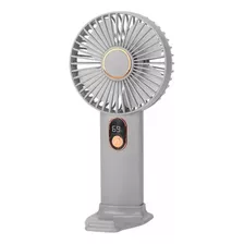 Ventilador Pequeño Recargable Portátil Potente Con Base