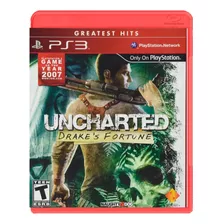 Jogo Uncharted Drake's Fortune Ps3 - Original Mídia Física