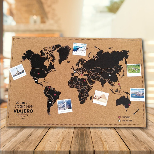 Corcho Mundo Mapa Mundi Corcho Viajeros Viajes Mundial 