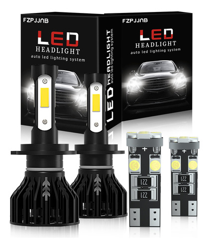 Kit De Faros Led H1 H7 Luz Alta Y Baja Para Peugeot, 30000 L