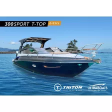 Lancha Triton 300 Sport T-top || Zero || Lançamento | Diesel