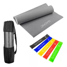 Yoga Mat Colchoneta Gimnasia Fitnes Kit Bandas Isometricas