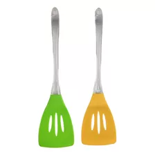 Espatula De Silicone 2 Uni Utensilio De Cozinha Refeiçao