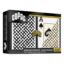 Baralho Jogo Cartas Plástico Duplo Naipe Grande Class Copag