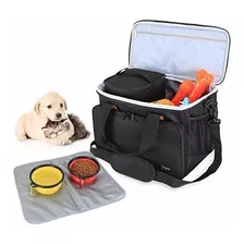 Platos Viaje Bolsa De Viaje Para Perros Luxja (incluye 2 Rec