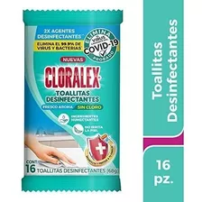 Cloralex Toallitas Desinfectantes 16pz Sin Cloro Oferta!