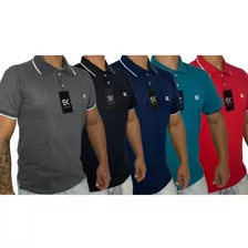 Kit 3 Camisas Polo Masculino G1 Ao G6 -envio Imediato