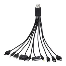 Cable Usb Con 10 Conector Diferentes Universal Multi Puntas