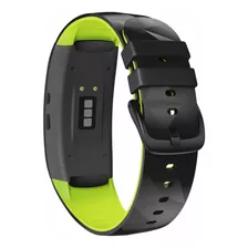 Malla Large Para Gear Fit2 Pro Verde Negro -82qx9x1b