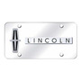 Marco - Lincoln Logo Chrome Metal License Plate Frame Holder Lincoln Versailles