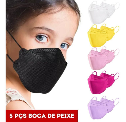 Mascaras Infantil N95 Pff2 Kn95 Proteção Facial Estampadas  