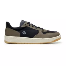 Tenis Casual Masculino Célula Company Bio Cinza E Preto