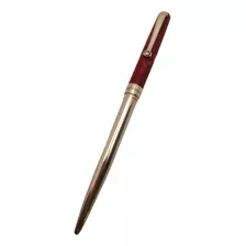 Caneta Montegrappa Esferográfica Xs Vermelha Prata 925