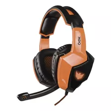 Fone Headset Gamer Surroud 7.1 Microfone Led Lateral Laranja