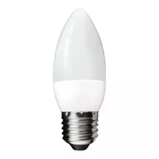 Packx10 Lampara Bulbo Vela Led 6w E14/e27 Luz Cal/fria Nova