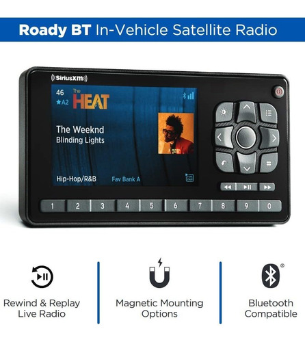 Radio Satelital Siriusxm Roady Bt - Para Estreo De Auto Foto 2