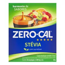 Adoçante Zero Cal Em Pó Sem Glúten 40 G 50 U