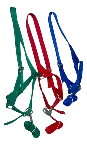 Bozal Toro Nylon con Cabestro Mosqueton  - Imagen 1