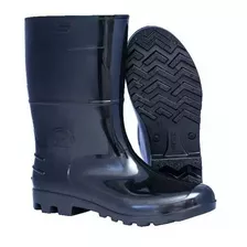 Bota Impermeável Pvc Preta Cano Longo Limpeza Leve Kadesh