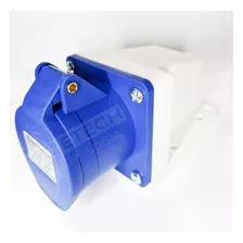 Tomada Industrial Sobrepor 3p+t 16a 220-240v 9h Az Cor Azul