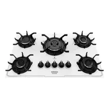 Cooktop Itamaster 5 Bocas Tripla Chama Branco Itatiaia