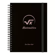 Caderno Universitário Plus Personalizado Profis Rosê 10 Mat