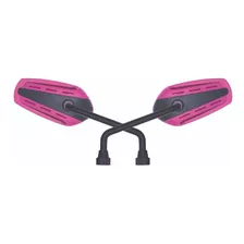 Espejos Retrovisores Gvs By Drook Modelo Gtx Rosa Par Honda