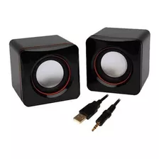 Caixinha De Som Pc Speaker Usb E P2 2 Polegadas (o Par