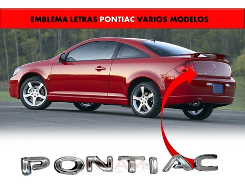 Emblema Para Cajuela Compatible Con Pontiac Varios Modelos Foto 2