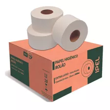 Papel Higienico Rolao Extra Luxo 8x300 Folha Simples Ipel